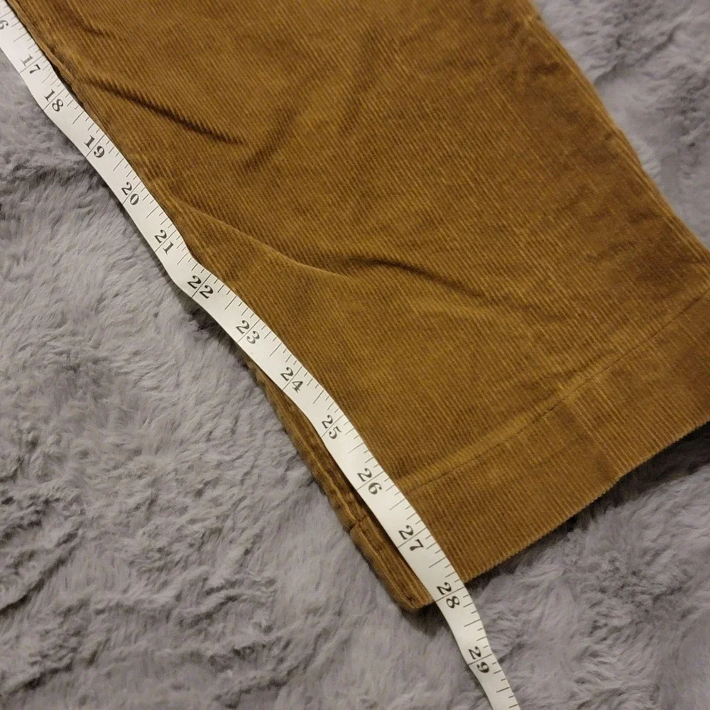 Polo Ralph Lauren Pants Mens 38x29 (Fit 36x28) Brown Corduroy Slim Stretch Chino
